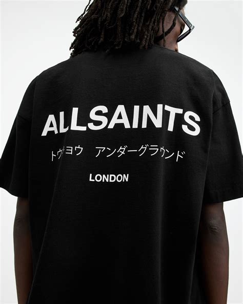 all saints underground oversized t shirt.